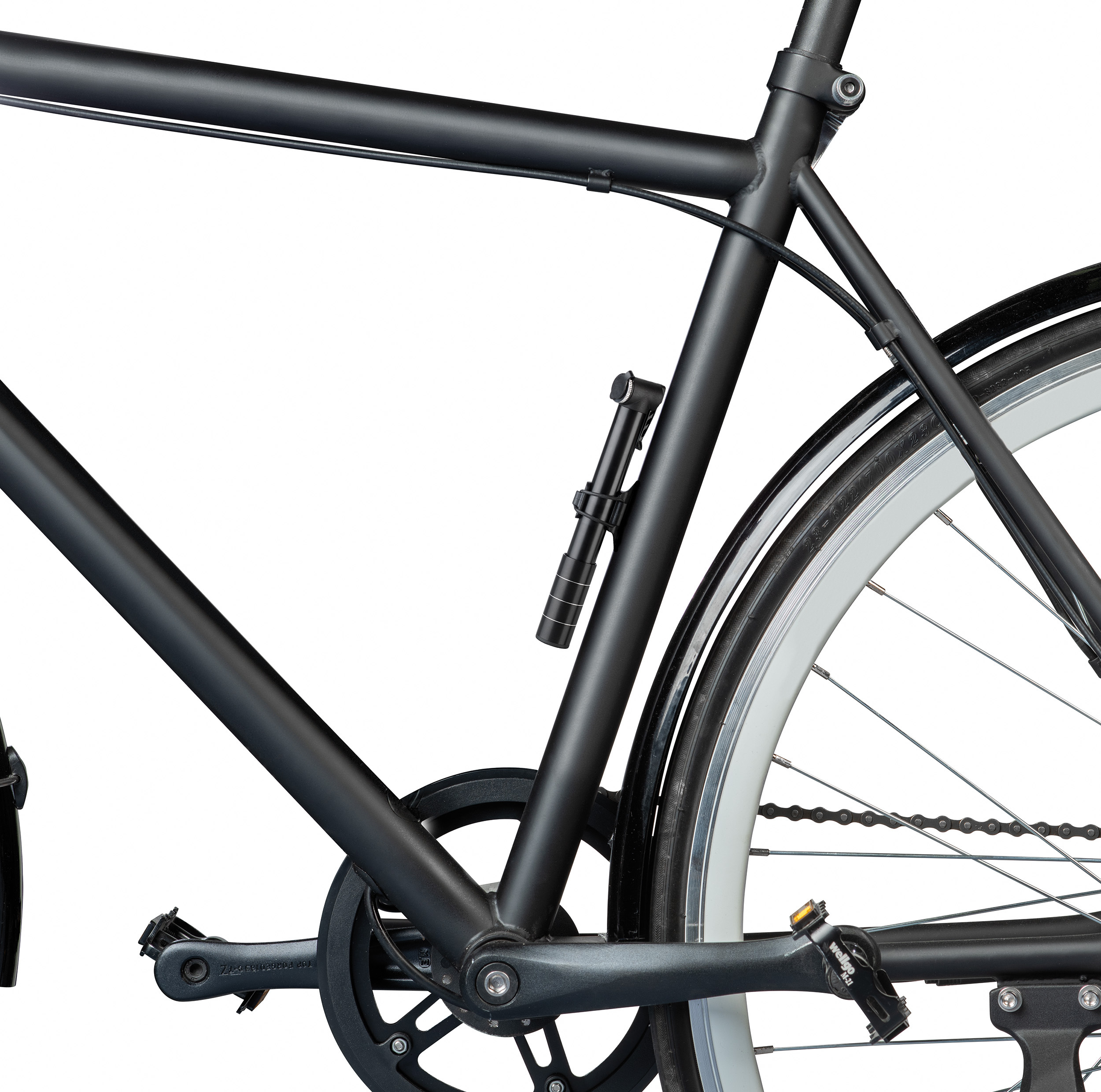 AGT Fahrradluftpumpe: Ultrakompakte Aluminium-Fahrradpumpe, Multi-Ventil,  Rahmen-Halterung (Fahrradreifen-Luftpumpe)